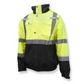 Radians Hi-Vis 3-in-1 Ripstop Bomb Jkt/Col Block-Grn-XL SJ320B-3ZGS-XL